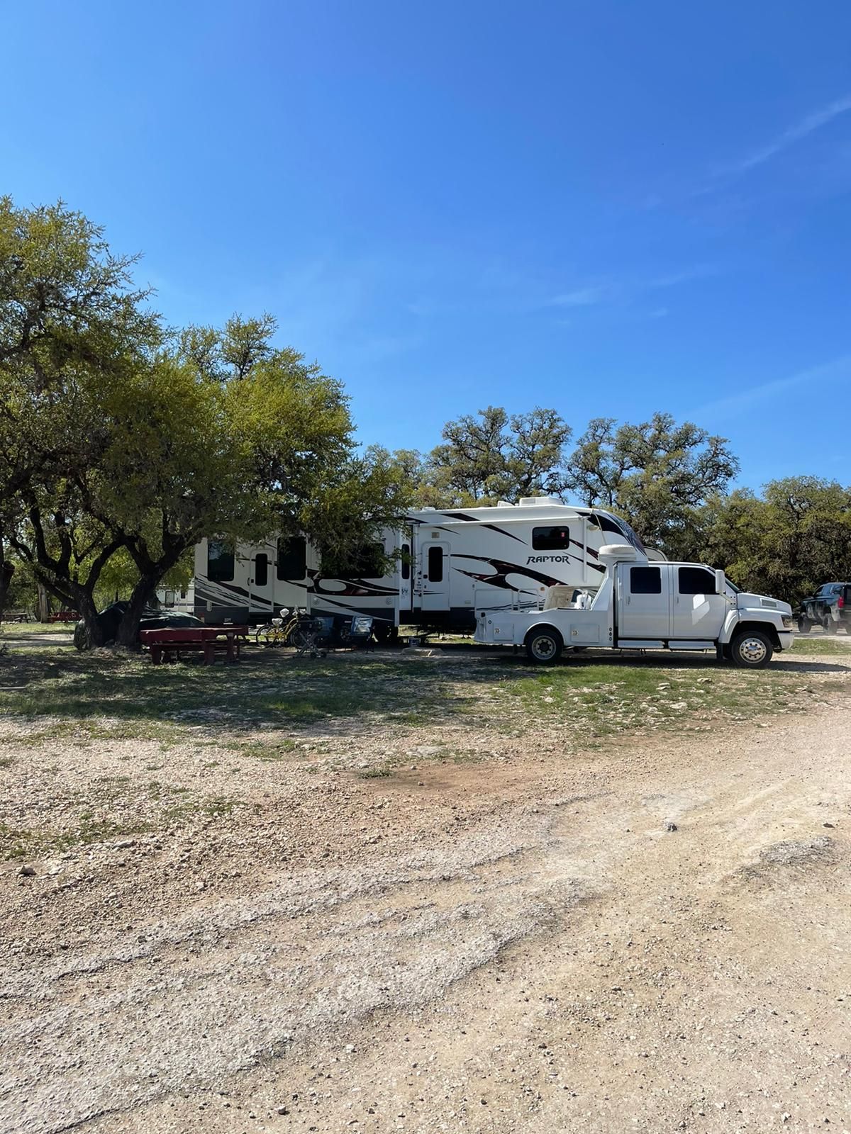 RV Sites with Water and Electric at Rebecca Creek