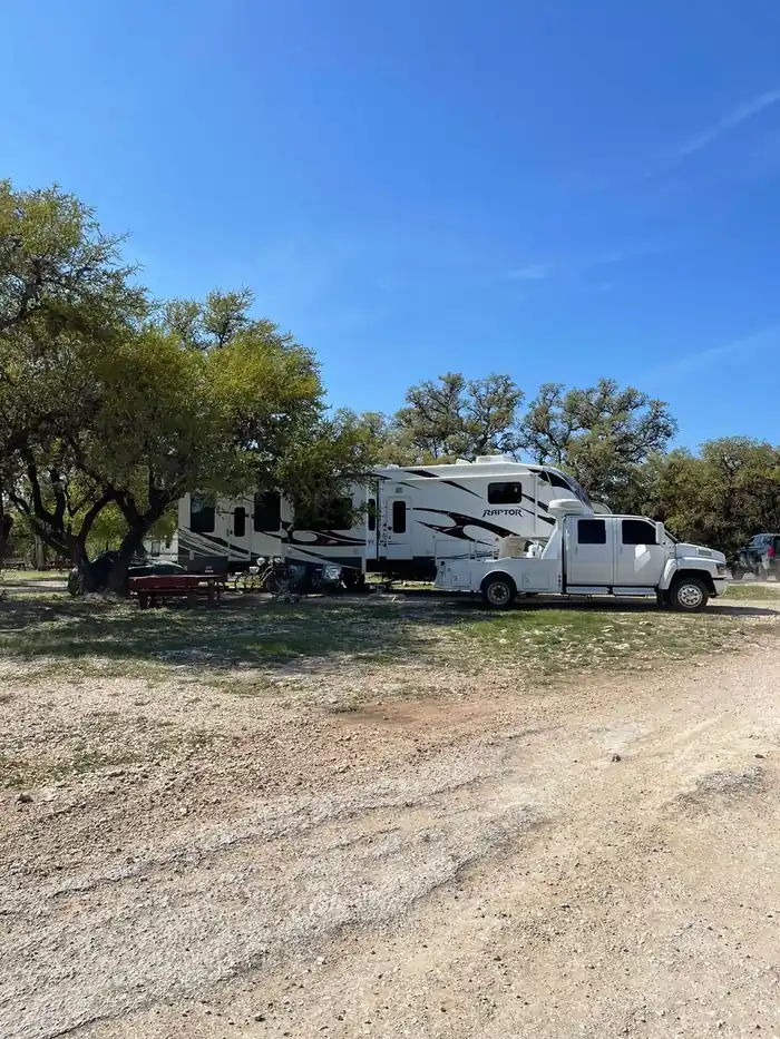 RV Sites with Water and Electric at Rebecca Creek